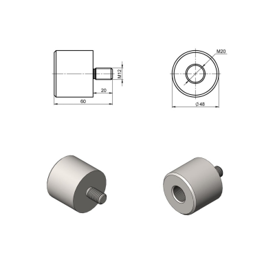 RS-ADAP-M12M-M20F